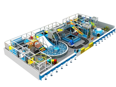 淘气堡蹦床攀岩沙池儿童乐园