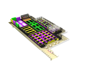 蹦床公园820平