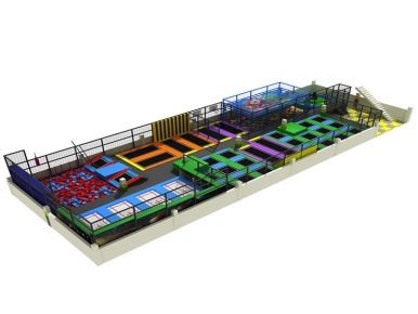 绳网蹦床公园550平